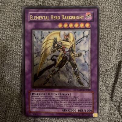 Yu-Gi-Oh Elemental HERO Darkbright TAEV-EN042 1st Edition Ultimate English-image