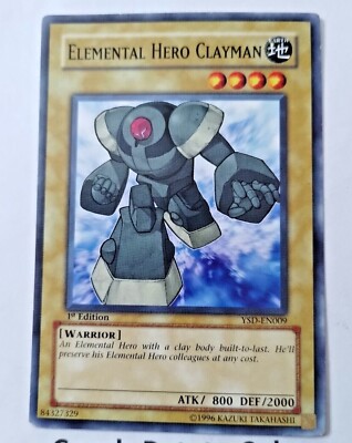 Yu-Gi-Oh Elemental Hero Clayman Starter Deck 2006 YSD-EN009 1st Ed.-Uncirculated-image