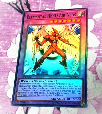 Elemental Hero Air Neos STON YuGiOh Doujin Card Eng Art * PLEASE READ *-image
