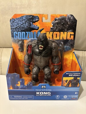 Playmates Kong With Battle-Axe| Godzilla Vs Kong 2021 Action Figure-image