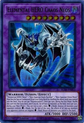 1 x Elemental HERO Chaos Neos - BLAR-EN055 - Ultra Rare - 1st Edition Near Mint,-image