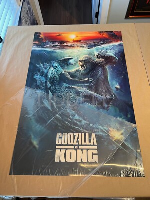 Mondo Style Print Godzilla vs Kong 3D Lenticular COA #d-image