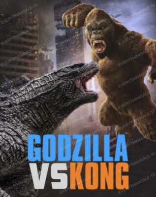 Godzilla vs Kong One Of A Kind Poster Art - Signed by Artist- Last One Available-image