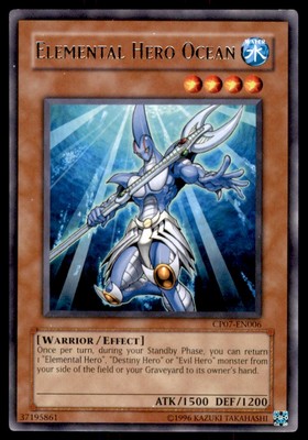 Yu-Gi-Oh! Elemental Hero Ocean #CP07-EN006 Light Play-image