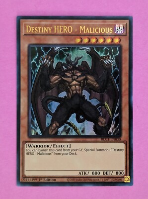 YuGiOh Destiny HERO - Malicious BLC1-EN030 Ultra Rare 1st Edition-image