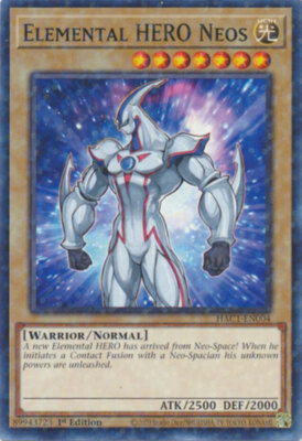 Yugioh! Elemental HERO Neos - HAC1-EN004 - Common - 1st Edition (Duel Terminal) -image