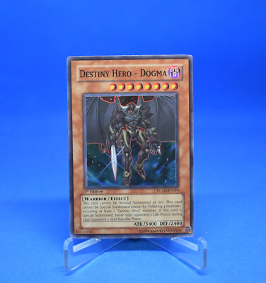 Yu-Gi-Oh! Destiny Hero - Dogma [POTD-EN014] Super Rare 1st Ed NM-image