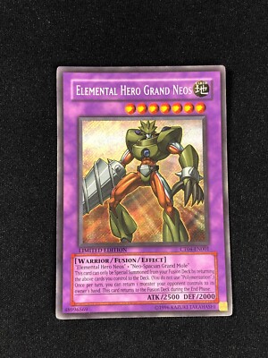 YUGIOH ELEMENTAL HERO GRAND NEOS CT04-EN001 SECRET PLAY/EDGEWARE-image