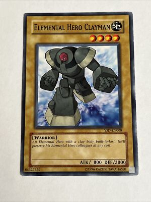 2006 Yu-Gi-Oh! Starter Deck Unlimited Elemental HERO Clayman YSD-EN009 LP-image