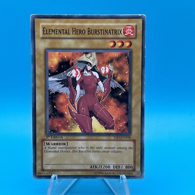 Yu-Gi-Oh! TCG Elemental Hero Burstinatrix Starter Deck 2006 YSD-EN008 1st...-image