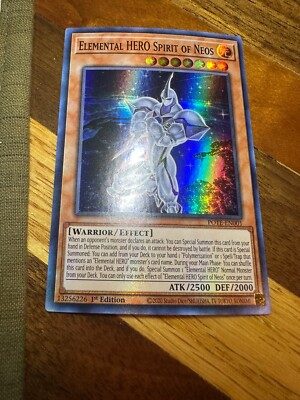Elemental HERO Spirit of Neos POTE-EN001 1st Edition Super Rare NM + BONUS-image