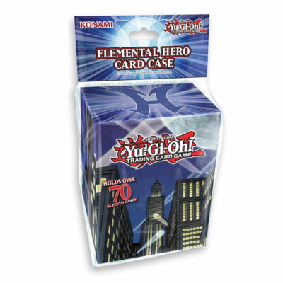 KONAMI OFFICIAL YUGIOH ELEMENTAL HERO CARD CASE (DECK BOX) (NEW)-image
