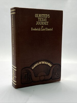 Olmsted's Texas Journey Classics of Old West 1981 Time Life Leather Gilt Edges-image