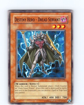 Yu-Gi-Oh Destiny Hero - Dread Servant LODT-EN004 Unlimited Common Card NM-image
