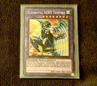 Yu-Gi-Oh Elemental Hero Tempest SGX2-ENA21 Secret Rare 1st Edition -image