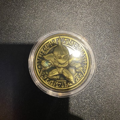 YuGiOh Official YCS Pre-Reg Coin gold | Elemental HERO Neos | Konami-image