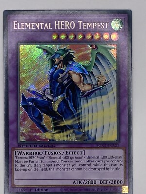Elemental HERO Tempest (Secret Rare) SGX2-ENA21 Speed Duel GX: Midterm...-image