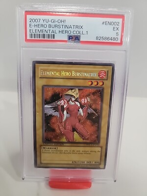 Elem HERO Burstinatrix EHC1-EN002 Elemental Hero Collection 1 Limited Psa 5-image