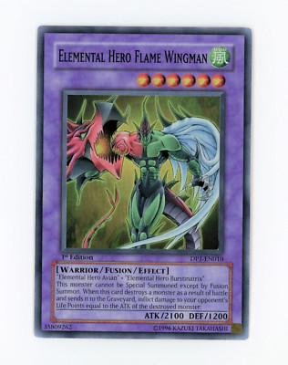 Elemental Hero Flame Wingman 1st Edition #DP1-EN010 MINT-image
