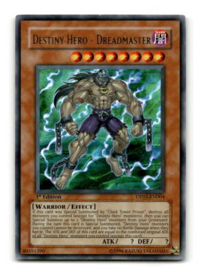 Destiny Hero - Dreadmaster - DP05-EN004 1st Edition Rare - YuGiOh-LP-image