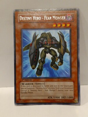 Destiny Hero - Fear Monger - DP05-EN009 - Rare 1st Edition Duelist Pack: -image