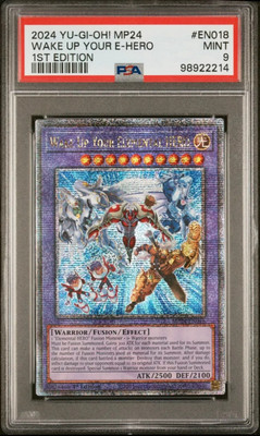 Yugioh PSA 9 WAKE UP YOUR ELEMENTAL HERO MP24-EN018 25TH ANNIVERSARY QCR (14)-image