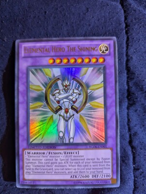 Elemental Hero The Shining - YG06-EN001  - Ultra Rare NM Yugioh-image