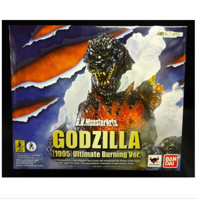 【Authentic】Bandai SH Monster Arts Godzilla 1995 Ultimate Burning Ver. USED F/S-image