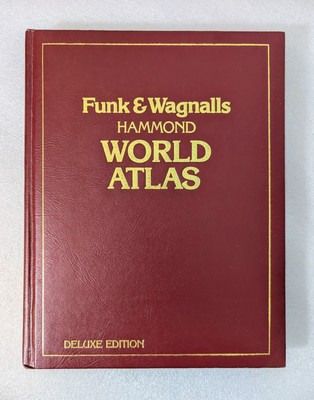 Funk And Wagnalls Hammond World Atlas Deluxe Edition Hardcover 1980 Illustrated-image