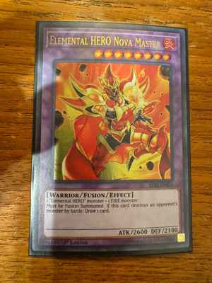 ( ELEMENTAL HERO NOVA MASTER ) - Ultra Rare - BLLR-EN056 - 1st - NM - Yu-Gi-Oh-image