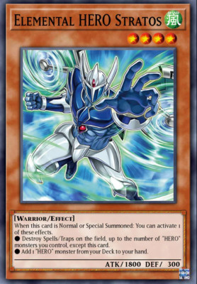 Elemental HERO Stratos Alt Art BLC1-EN022 Ultra Rare NM  GOLD/SILVER-image