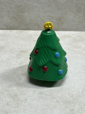 Fisher Price Little People Musical Christmas Tree Song Sound Vtg Works Mattel 3”-image