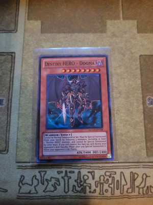 YUGIOH DESTINY HERO DOGMA LCGX-EN128 SUPER UNLIMITED EDITION NM-image