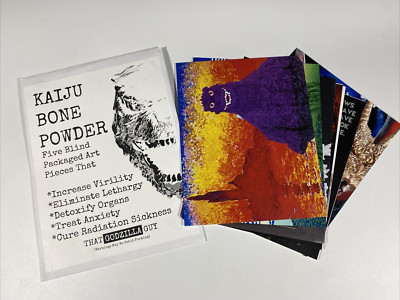 Godzilla Art Pieces - Kauju Bone Powder - 7 pieces 8x10-image