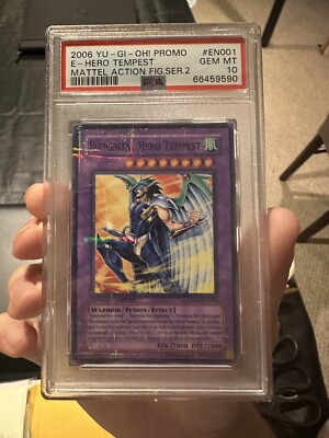 Yugioh PSA 10 Elemental Hero Tempest MF02 EN001 Parallel Rare Mattel Gem Mint 💎-image