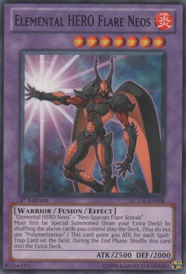 Elemental HERO Flare Neos - LCGX-EN058 - Common - 1st Edition PL/MP YuGiOh!  Leg-image