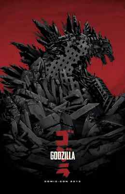 Godzilla Film By Gareth Edwards 2014 Lead Movie Poster-image