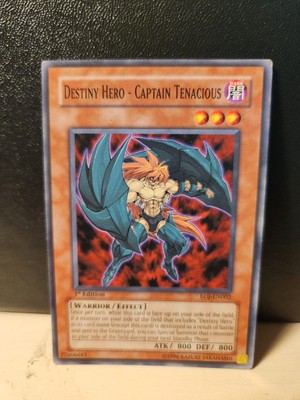 Destiny Hero - Captain Tenacious EOJ-EN002 Enemy of Justice 1st Edition-image