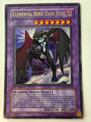 Elemental Hero Dark Neos POTD-EN033 Power of the Duelist 1st Edition MP-image