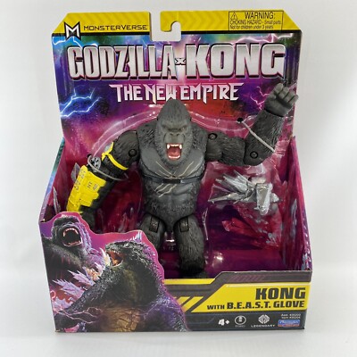 KONG w/ BEAST Glove 6” Figure Godzilla X Kong The New Empire 2024 Playmates-image