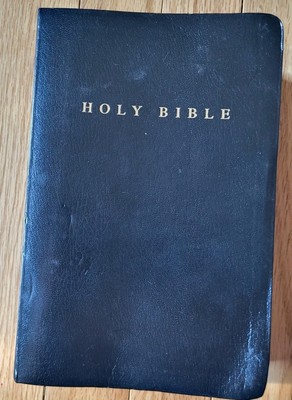  Zondervan NIV Bible Red Letter 1986 Leather Look Concordance Maps Very Good-image