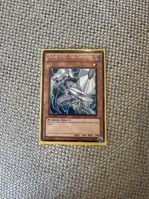 Yugioh Shifted Name Misprint - Destiny HERO-Disk Commander (LP) RYMP-EN035-image