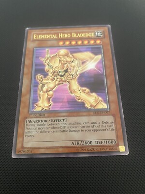 Yugioh Elemental Hero Bladedge EEN-EN007 Ultimate Rare 1st Edition LP-image