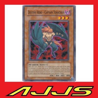 Yugioh DESTINY HERO - CAPTAIN TENACIOUS EOJ-EN002 NM/M-image