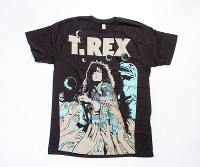 NWOT Marc Bolan T. Rex Godzilla Album Cover All Over Print T Shirt Adult XL RARE-image