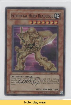 SR - Elemental HERO Bladedge Unlimited YuGiOh Energy #EEN-EN007 2005 READ 0j6-image