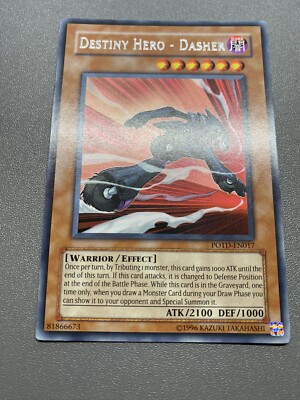 Yu-Gi-Oh! Destiny Hero - Dasher Rare Unlimited POTD-EN017 HP-image