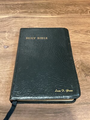 The Holy Bible KJV Red Letter Edition Cambridge Antique Morroco Leather-image