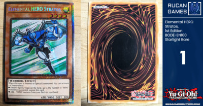 Yu-Gi-Oh | Elemental Hero Stratos | BODE-EN100 | Starlight Rare | 1st Edition-image