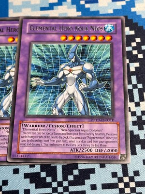 YUGIOH! Konami Replacement Redemption Elemental Hero Aqua Noes POTD-EN031K LP-image